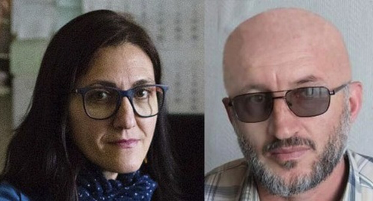 Galina Arapova* (included into the register of foreign agents), Akhmednabi Akhmednabiev. Collage by the "Caucasian Knot". Photo: Roman Demyanenko, https://ru.wikipedia.org/, https://chernovik.net/ Galina Arapova* (included into the register of foreign agents), Akhmednabi Akhmednabiev. Collage by the "Caucasian Knot". Photo: Roman Demyanenko, https://ru.wikipedia.org/, https://chernovik.net/