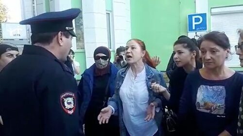 Protesters at a rally against mobilization. Dagestan, September 2022. Screenshot of a video https://www.bbc.com/russian/63029167 Protesters at a rally against mobilization. Dagestan, September 2022. Screenshot of a video https://www.bbc.com/russian/63029167