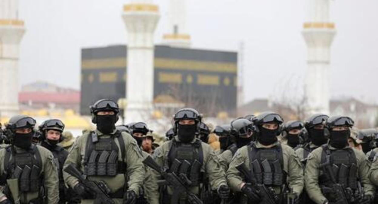 The "Akhmat" battalion. Photo: Grozny Inform https://www.grozny-inform.ru/ The "Akhmat" battalion. Photo: Grozny Inform https://www.grozny-inform.ru/