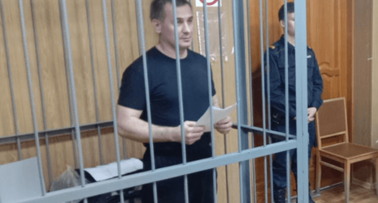 Igor Nagavkin at a court. Photo by the "Caucasian Knot" correspondent Igor Nagavkin at a court. Photo by the "Caucasian Knot" correspondent