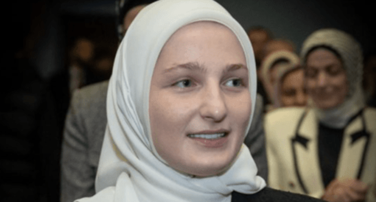 Khadizhat Kadyrova. Photo from the website of the head of Chechnya https://chechnya.gov.ru/organy-vlasti/administratsiya-glavy-i-pravitelstva/rukovodstvo/kadyrova-khadijat-ramzanovna/ Khadizhat Kadyrova. Photo from the website of the head of Chechnya https://chechnya.gov.ru/organy-vlasti/administratsiya-glavy-i-pravitelstva/rukovodstvo/kadyrova-khadijat-ramzanovna/
