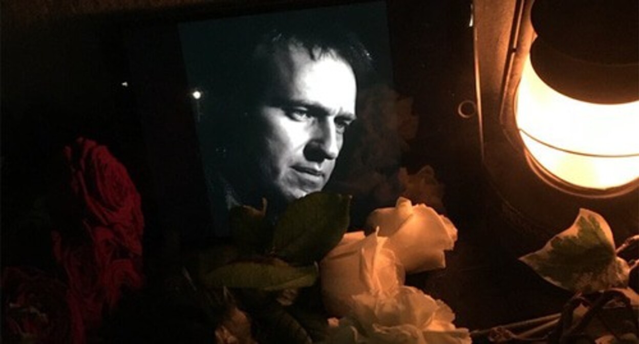 The memorial to Alexei Navalny* in Sochi. Photo courtesy of a local activist The memorial to Alexei Navalny* in Sochi. Photo courtesy of a local activist