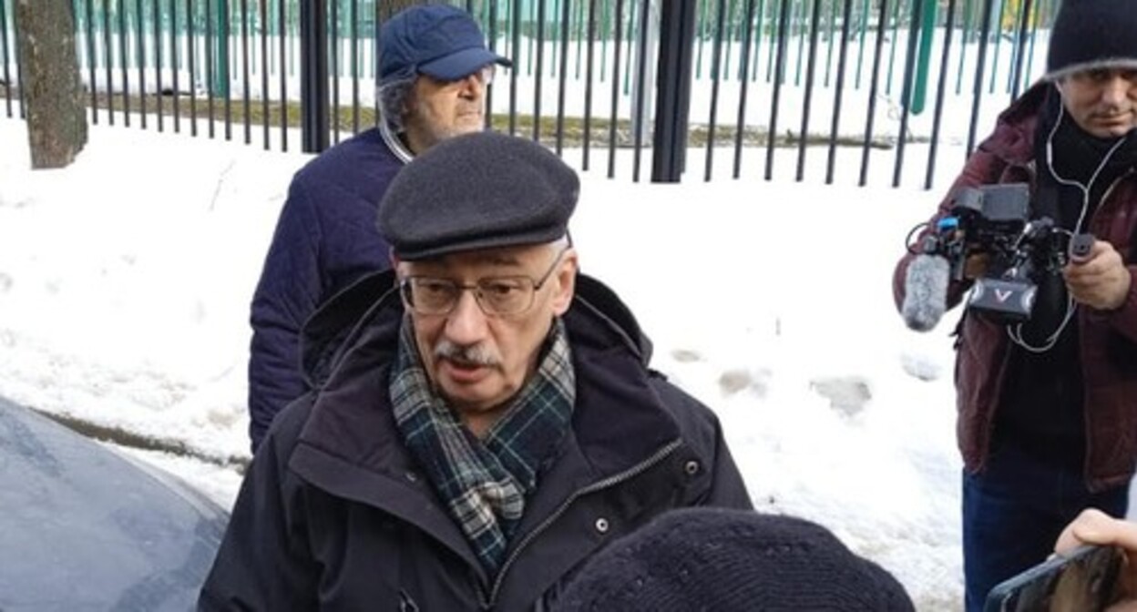 Oleg Orlov*. February 26, 2024. Photo by the "Caucasian Knot" correspondent Oleg Orlov*. February 26, 2024. Photo by the "Caucasian Knot" correspondent