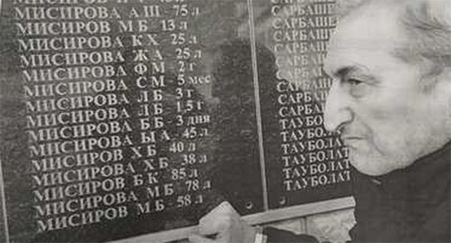 Ruslan Kuchmezov at the memorial in the village of Sautu. Photo courtesy of Ruslan Kuchmezov Ruslan Kuchmezov at the memorial in the village of Sautu. Photo courtesy of Ruslan Kuchmezov