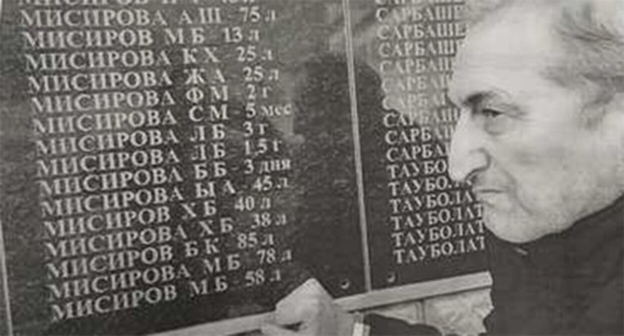 Ruslan Kuchmezov at the memorial in the village of Sautu. Photo courtesy of Ruslan Kuchmezov Ruslan Kuchmezov at the memorial in the village of Sautu. Photo courtesy of Ruslan Kuchmezov