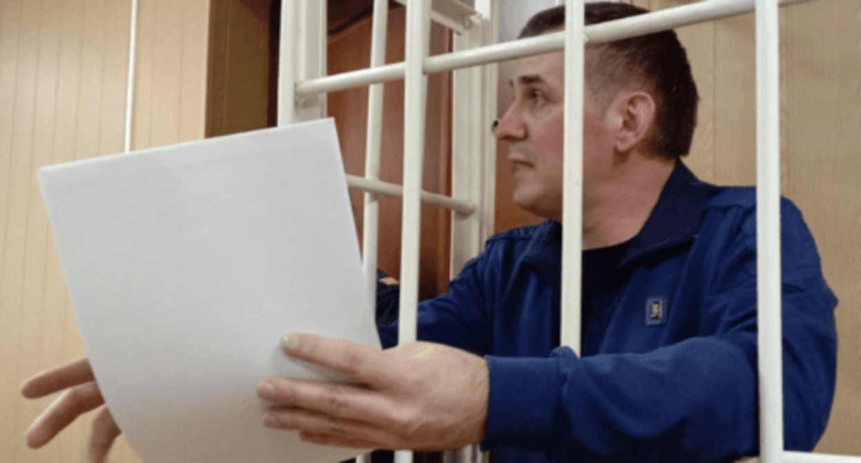 Igor Nagavkin at the Leninsky City Court of the Volgograd Region. Photo by Vyacheslav Yaschenko for the "Caucasian Knot" Igor Nagavkin at the Leninsky City Court of the Volgograd Region. Photo by Vyacheslav Yaschenko for the "Caucasian Knot"