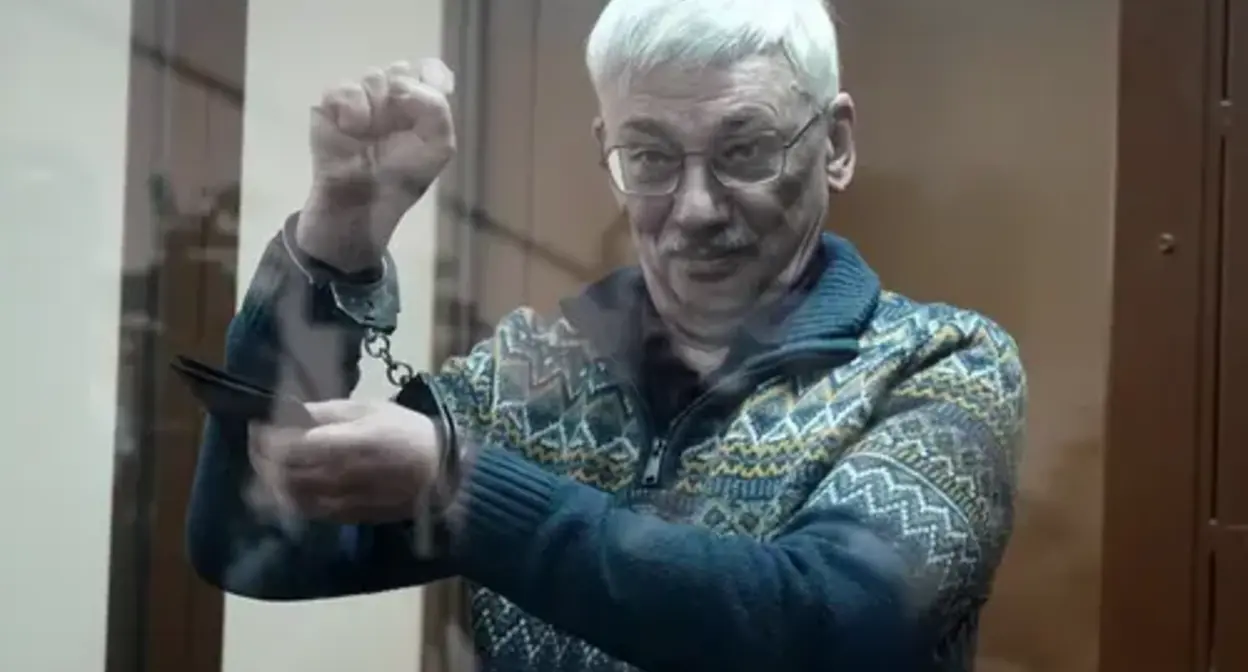 Oleg Orlov*. Screenshot of a video by Euronews https://ru.euronews.com/2024/02/27/oleg-orlov-sentencing Oleg Orlov*. Screenshot of a video by Euronews https://ru.euronews.com/2024/02/27/oleg-orlov-sentencing