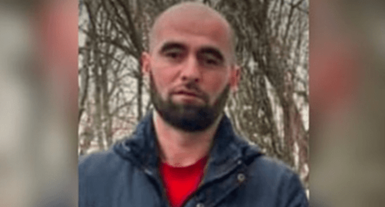 Askhab Uspanov. Screenshot of a video posted on the Telegram channel criticizing the Chechen authorities Askhab Uspanov. Screenshot of a video posted on the Telegram channel criticizing the Chechen authorities