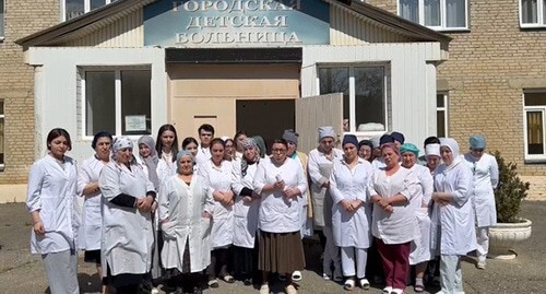 Screenshot of a video appeal recorded by the healthcare workers in Buinaksk https://chernovik/70059 Screenshot of a video appeal recorded by the healthcare workers in Buinaksk https://chernovik/70059