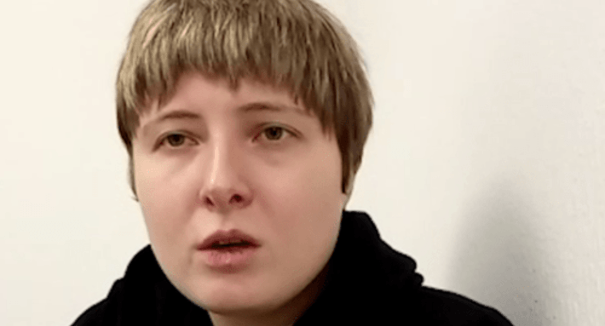 Lena Patyaeva, a friend of Seda Suleimanova. Screenshot of the video posted on the Telegram channel "Sota" on April 8, 2024 https://t.me/sotaproject/78934 Lena Patyaeva, a friend of Seda Suleimanova. Screenshot of the video posted on the Telegram channel "Sota" on April 8, 2024 https://t.me/sotaproject/78934