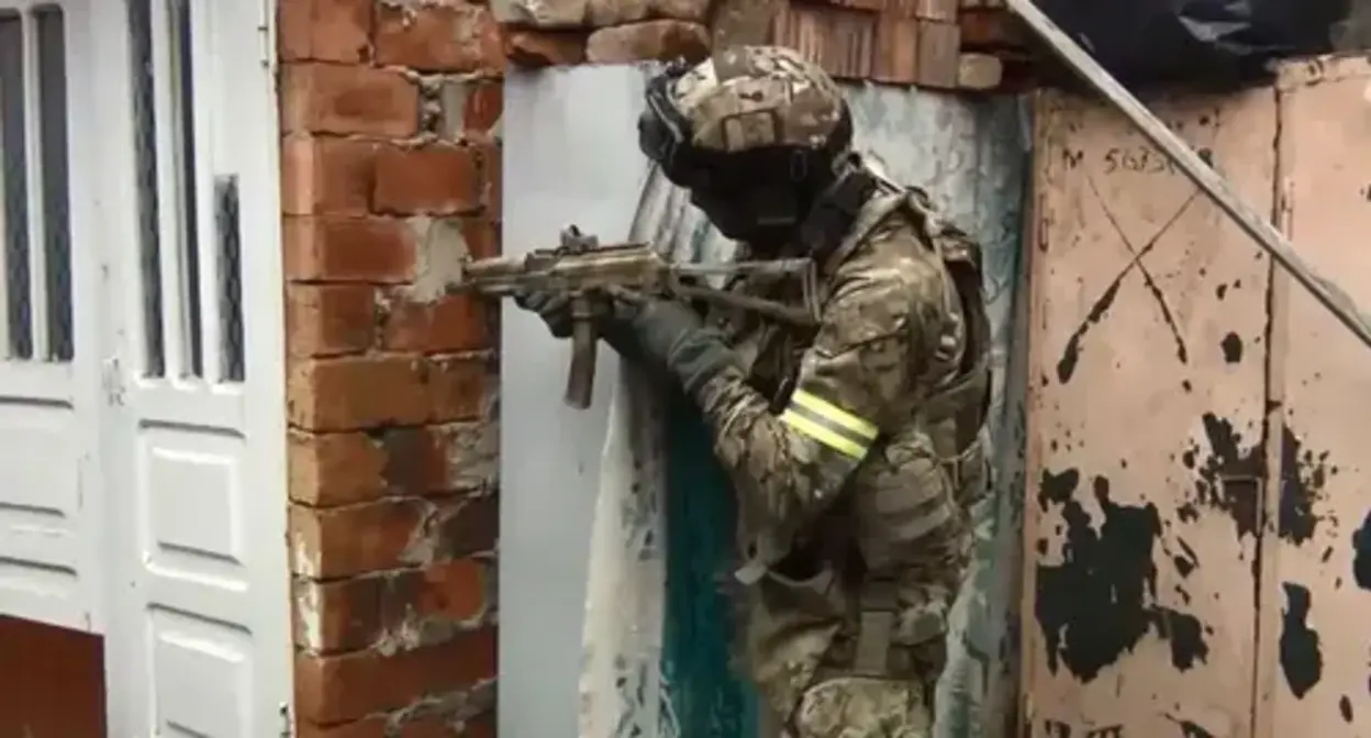 The counterterrorist operation. Photo by the Russia's National Antiterrorism Committee (NAC) The counterterrorist operation. Photo by the Russia's National Antiterrorism Committee (NAC)