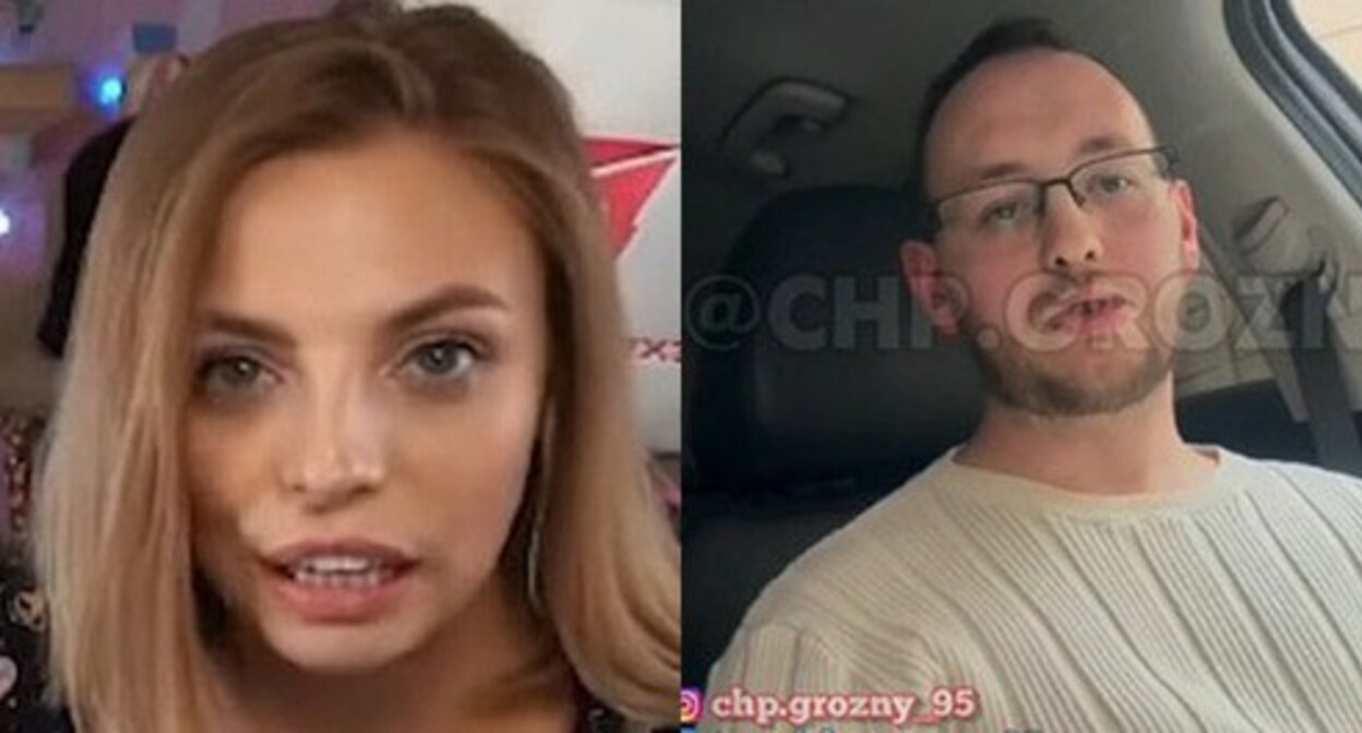 Olga Kasyanenko; a stand-up concert spectator apologizing for his joke. Collage by the "Caucasian Knot". Screenshot of a video https://ya.ru/video/preview/6792317559158295758; screenshot of the video posted on the "ChP Grozny 95" Telegram channel on April 29, 2024 https://t.me/c/1304691628/9305 Olga Kasyanenko; a stand-up concert spectator apologizing for his joke. Collage by the "Caucasian Knot". Screenshot of a video https://ya.ru/video/preview/6792317559158295758; screenshot of the video posted on the "ChP Grozny 95" Telegram channel on April 29, 2024 https://t.me/c/1304691628/9305