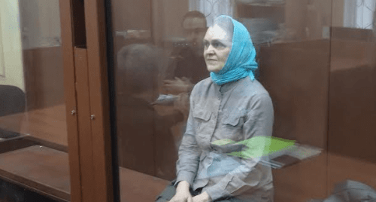 Nadezhda Kevorkova at a court. Photo by the "Caucasian Knot" correspondent Nadezhda Kevorkova at a court. Photo by the "Caucasian Knot" correspondent