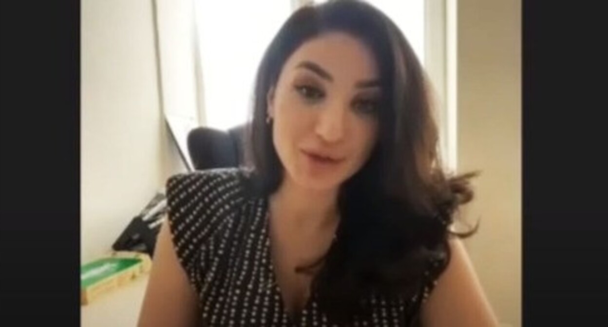 Diana Tsipinova. Screenshot of a video by the Council of Young Lawyers of the Moscow Region https://www.youtube.com/watch?v=tyhDZqaCy5I Diana Tsipinova. Screenshot of a video by the Council of Young Lawyers of the Moscow Region https://www.youtube.com/watch?v=tyhDZqaCy5I