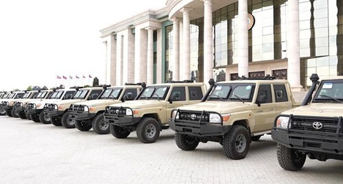 Buying armoured foreign made cars for Chechen fighters. Photo: Grozny Inform https://www.grozny-inform.ru/news/svo/160732/ Buying armoured foreign made cars for Chechen fighters. Photo: Grozny Inform https://www.grozny-inform.ru/news/svo/160732/