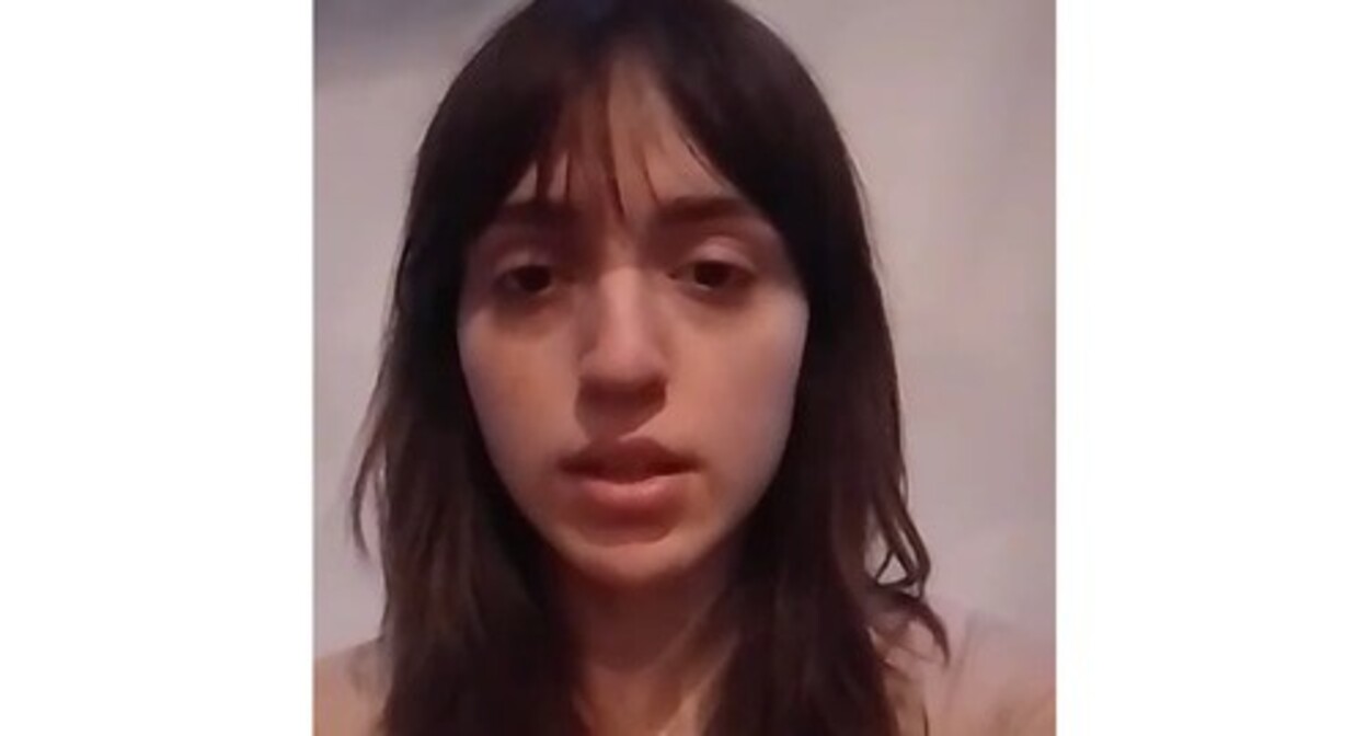 Liya Zaurbekova. Screenshot of a video posted on the Telegram channel of the “Marem” human rights group on May 17, 2024 https://t.me/marem_group/706 Liya Zaurbekova. Screenshot of a video posted on the Telegram channel of the “Marem” human rights group on May 17, 2024 https://t.me/marem_group/706