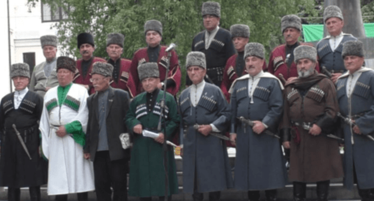 Participants in the action in Nalchik. Photo by the "Caucasian Knot" correspondent, May 20, 2024 Participants in the action in Nalchik. Photo by the "Caucasian Knot" correspondent, May 20, 2024