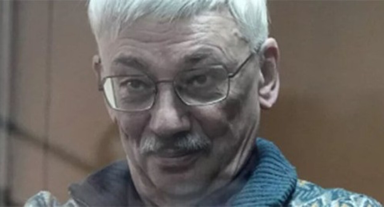 Oleg Orlov. Screenshot of a video ru.euronews.com https://ru.euronews.com/2024/02/27/oleg-orlov-sentencing Oleg Orlov. Screenshot of a video ru.euronews.com https://ru.euronews.com/2024/02/27/oleg-orlov-sentencing
