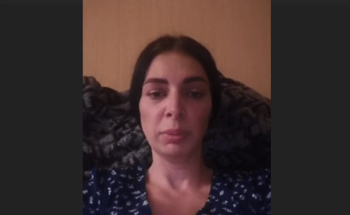Maria Smelaya. Screenshot of the video posted on the Telegram channel of the “Caucasus Without a Mother” project on June 2, 2024 https://t.me/heda_media/1009 Maria Smelaya. Screenshot of the video posted on the Telegram channel of the “Caucasus Without a Mother” project on June 2, 2024 https://t.me/heda_media/1009