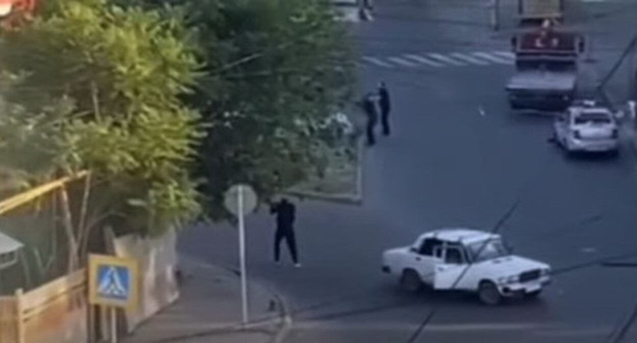 The militants' attack on a synagogue in Derbent. June 23, 2024. Screenshot of a video by CBC TV Azerbaijan https://www.youtube.com/watch?v=i-dJMlLeukg The militants' attack on a synagogue in Derbent. June 23, 2024. Screenshot of a video by CBC TV Azerbaijan https://www.youtube.com/watch?v=i-dJMlLeukg