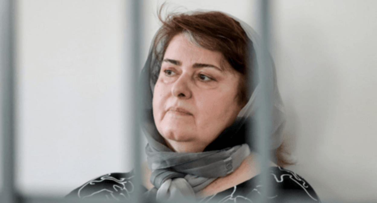 Zarema Musaeva. Screenshot of the photo published by the RusNews on May 15, 2024 https://t.me/rusnews/54494 Zarema Musaeva. Screenshot of the photo published by the RusNews on May 15, 2024 https://t.me/rusnews/54494