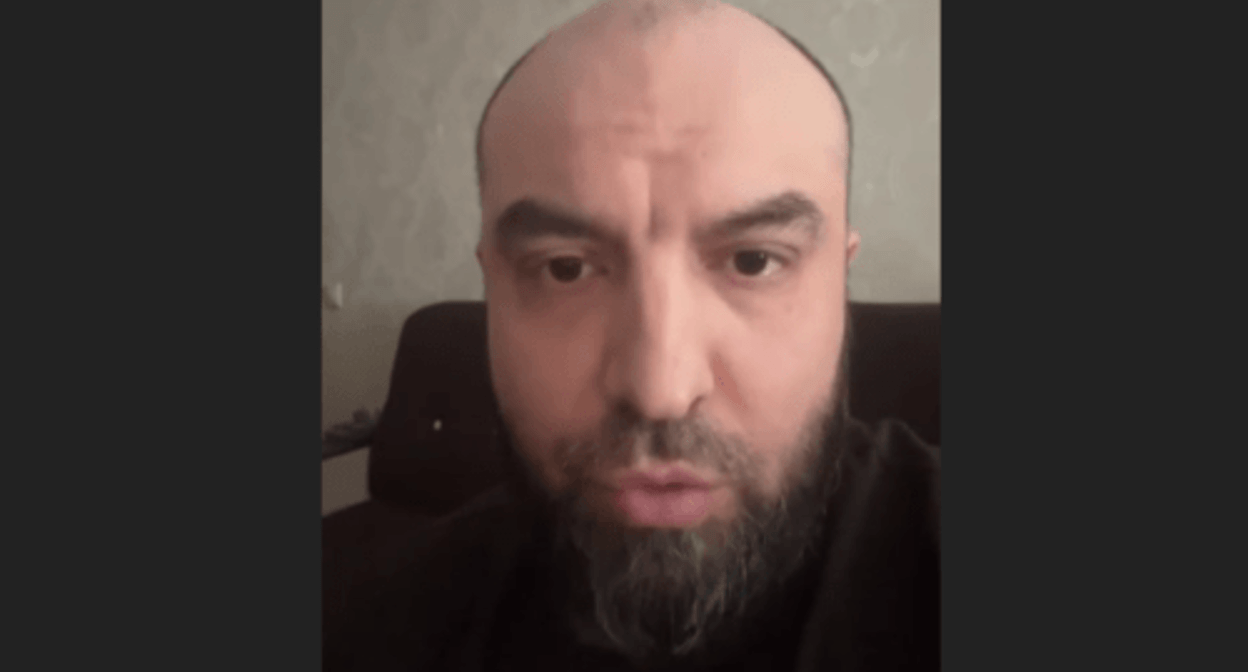 Khadjimurad Khanov. Screenshot of a video posted on Shamil Khadulaev's Telegram channel on June 30, 2024 https://t.me/khadulaev/8013?single Khadjimurad Khanov. Screenshot of a video posted on Shamil Khadulaev's Telegram channel on June 30, 2024 https://t.me/khadulaev/8013?single