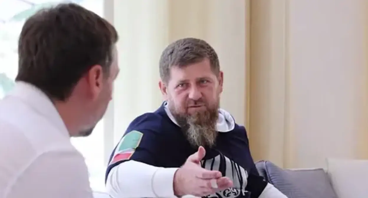 Vladislav Bakalchuk (left) and Ramzan Kadyrov. Photo from Ramzan Kadyrov's Telegram channel RKadyrov_95 Vladislav Bakalchuk (left) and Ramzan Kadyrov. Photo from Ramzan Kadyrov's Telegram channel RKadyrov_95