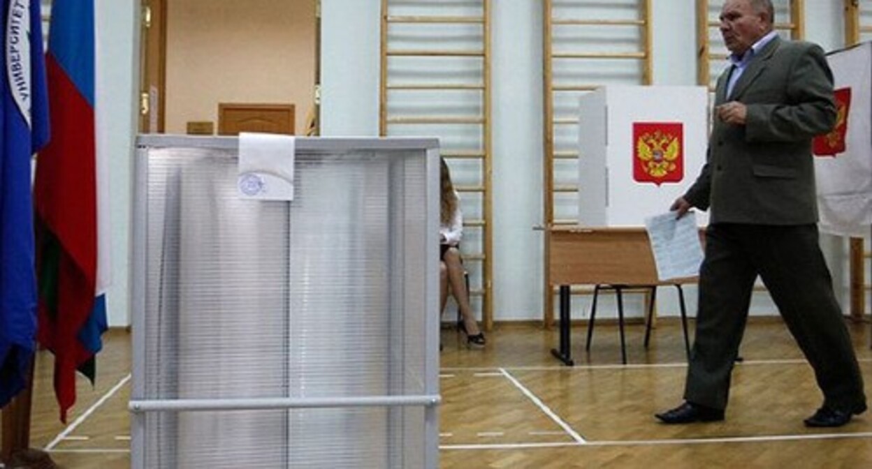 A polling station. Photo: Vlad Alexandrov, Yuga.ru A polling station. Photo: Vlad Alexandrov, Yuga.ru