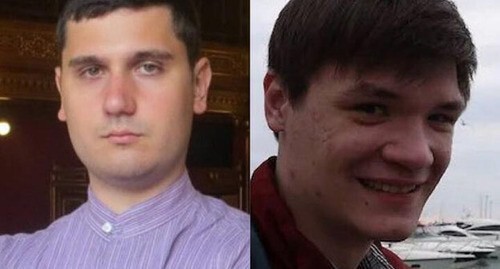 David Kankiya* (left) and Alexander Saveliev*. Photo from the Telegram channel "Typical Krasnodar" David Kankiya* (left) and Alexander Saveliev*. Photo from the Telegram channel "Typical Krasnodar"