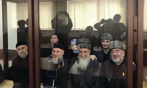 Ingush activists in a courtroom. Photo https://fortanga.org