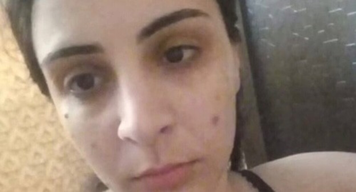 Ulker Gashimova, screenshot of a video: https://telegra.ph/Obrashchenie-k-Lyudyam-05-04 Ulker Gashimova, screenshot of a video: https://telegra.ph/Obrashchenie-k-Lyudyam-05-04