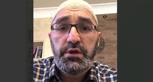 Akhmed Tangiev's video appeal. Screenshot of a video posted on the Telegram channel of the Ministry for National Policy and Religious Affairs of the Republic of Ingushetia on October 10, 2024 Akhmed Tangiev's video appeal. Screenshot of a video posted on the Telegram channel of the Ministry for National Policy and Religious Affairs of the Republic of Ingushetia on October 10, 2024