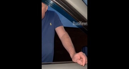 Screenshot of a footage of the incident. Source: https://t.me/rusnews/60967 Screenshot of a footage of the incident. Source: https://t.me/rusnews/60967