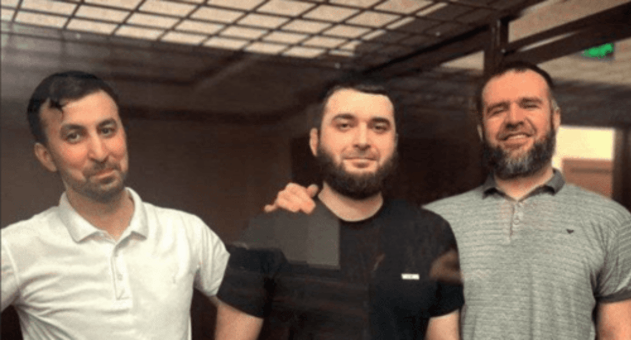 Kemal Tambiev, Abdulmumin Gadjiev, Abubakar Rizvanov (left to right). Screenshot of a photo posted on June 8, 2023 https://t.me/abdmumin/1015 Kemal Tambiev, Abdulmumin Gadjiev, Abubakar Rizvanov (left to right). Screenshot of a photo posted on June 8, 2023 https://t.me/abdmumin/1015