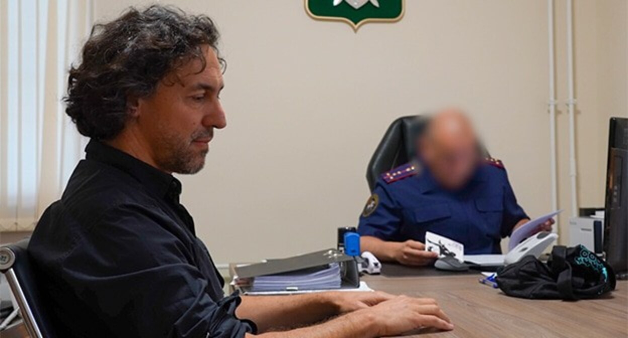 Laurent Vinatier. Photo by the FSB (Russian Federal Security Service) Laurent Vinatier. Photo by the FSB (Russian Federal Security Service)