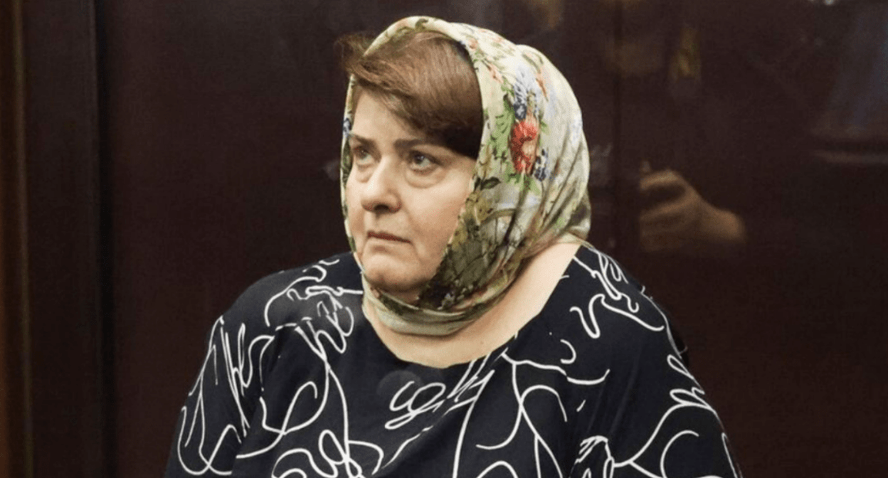 Zarema Musaeva in a court. Screenshot of a photo posted on the Telegram channel of the “Team Against Torture”* (included into the register of foreign agents) on Novemnber 11. 2024 https://t.me/no_torture/3448 Zarema Musaeva in a court. Screenshot of a photo posted on the Telegram channel of the “Team Against Torture”* (included into the register of foreign agents) on Novemnber 11. 2024 https://t.me/no_torture/3448