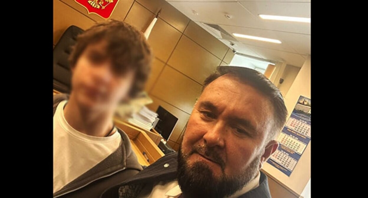 Roman Murdiev (left) and Mansur Soltaev. Photo: https://chechombudsman.ru/ Roman Murdiev (left) and Mansur Soltaev. Photo: https://chechombudsman.ru/