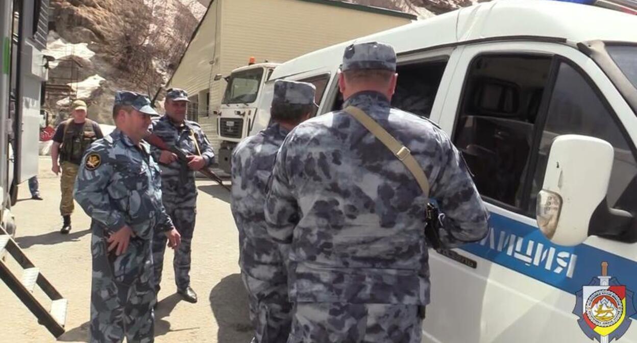Law enforcers in South Ossetia. Photo: https://mvdruo.ru/ Law enforcers in South Ossetia. Photo: https://mvdruo.ru/