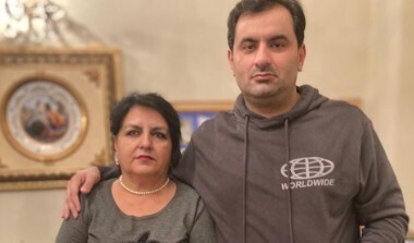 Rufat Safarov with his mother, Takhira Takhirgizi. Photo from Takhira Takhirgizi's page on Facebook (the activities of the Meta Company, owning Facebook, are banned in Russia)