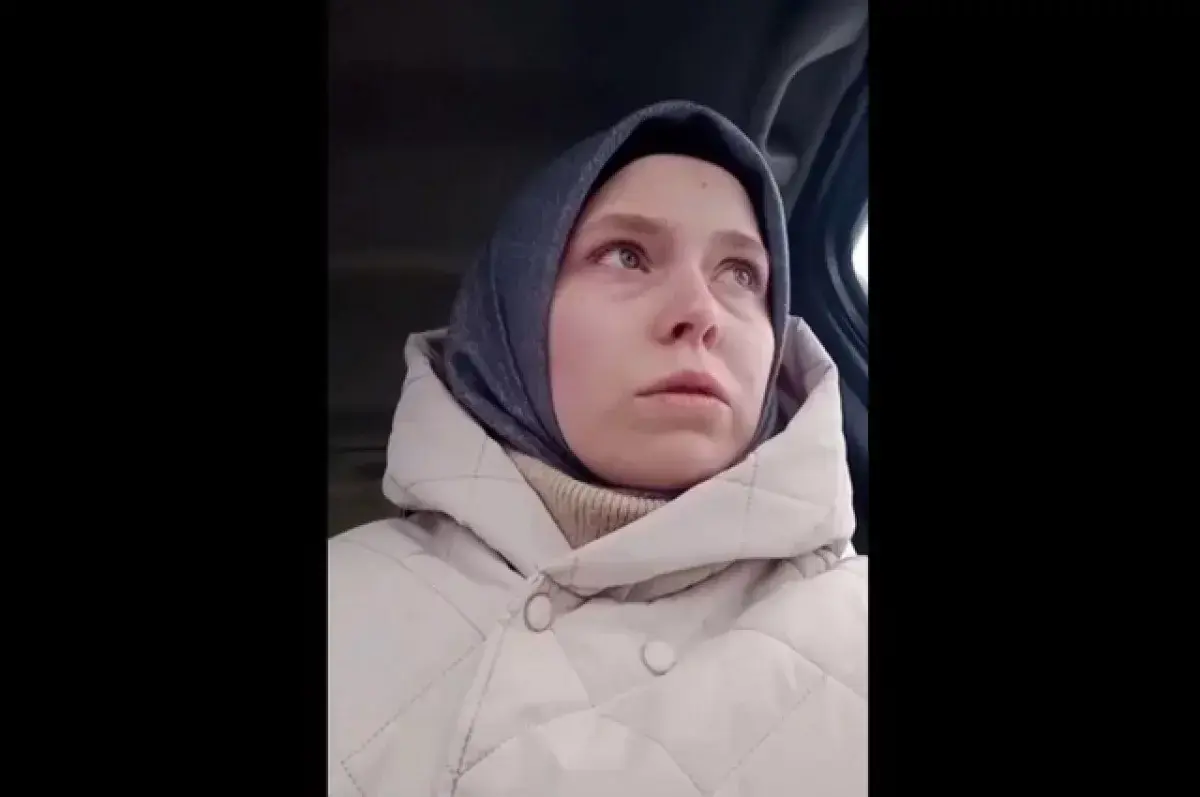 Elza Soltaeva. Screenshot of a video posted by the "Marem" human rights group