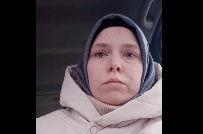 Elza Soltaeva. Screenshot of a video posted on the Telegram channel of the "Marem" human rights group on February 5, 2025  https://t.me/marem_group/971