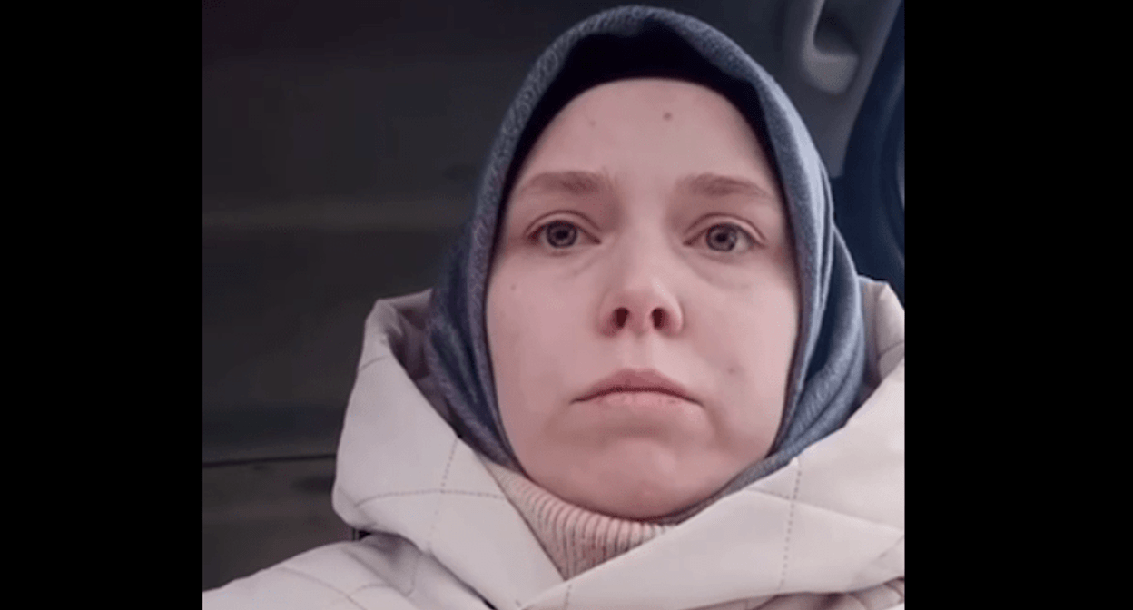 Elza Soltaeva. Screenshot of a video posted on the Telegram channel of the "Marem" human rights group on February 5, 2025 https://t.me/marem_group/971 Elza Soltaeva. Screenshot of a video posted on the Telegram channel of the "Marem" human rights group on February 5, 2025 https://t.me/marem_group/971