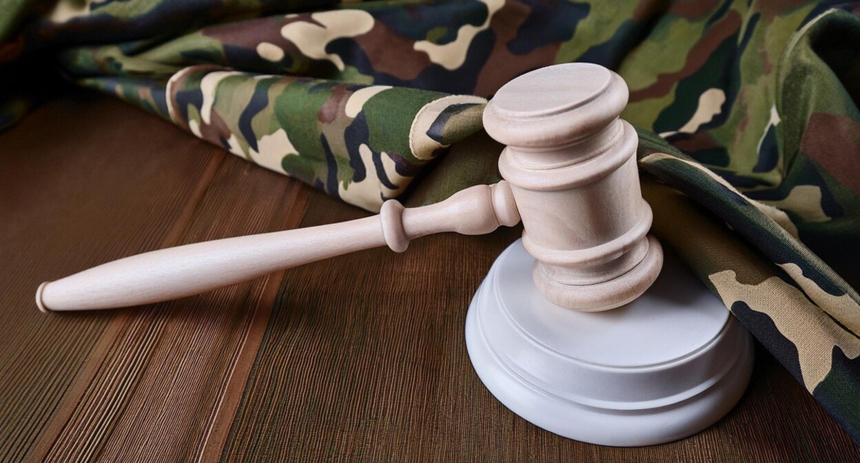 A military court. Picture made in Photoshop by the "Caucasian Knot" A military court. Picture made in Photoshop by the "Caucasian Knot"