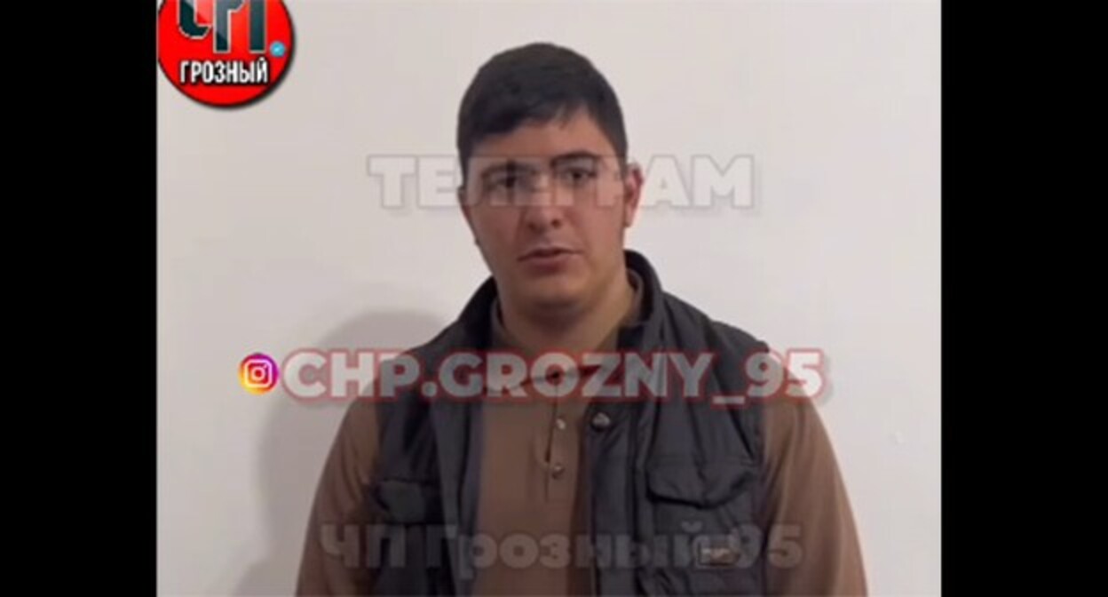 Screenshot of a video with an apology from a driver from the Gudermes District https://www.instagram.com/p/DGQeesMMRqZ/ Screenshot of a video with an apology from a driver from the Gudermes District https://www.instagram.com/p/DGQeesMMRqZ/