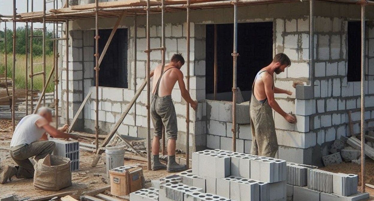 A construction site. Picture made in Copilot by the "Caucasian Knot" A construction site. Picture made in Copilot by the "Caucasian Knot"