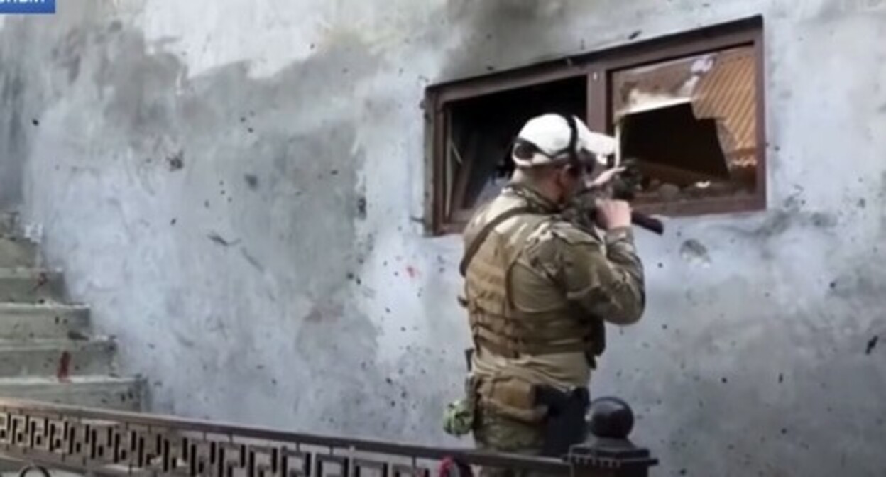 A counterterrorist operation. Screenshot of a video https://www.youtube.com/watch?v=vvqkunIRxIc&feature=emb_logo A counterterrorist operation. Screenshot of a video https://www.youtube.com/watch?v=vvqkunIRxIc&feature=emb_logo