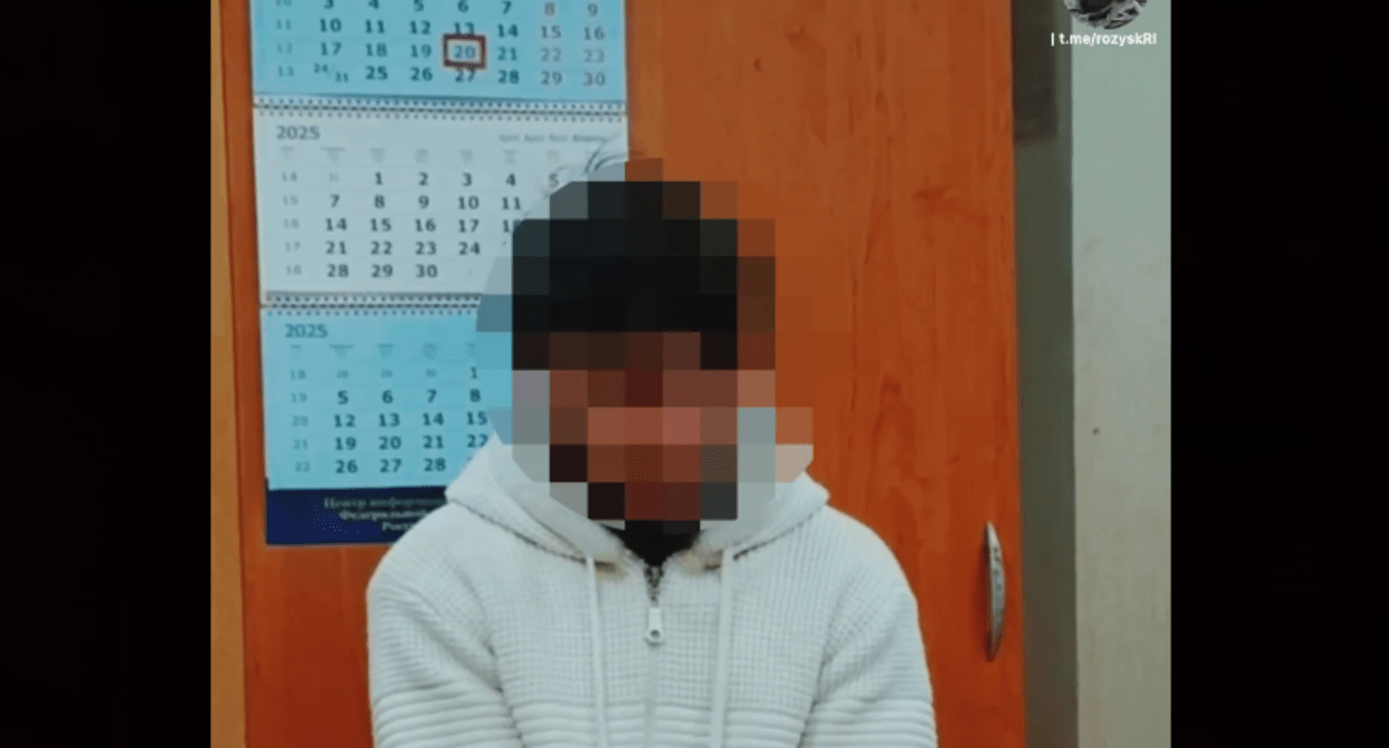 A resident of Nazran apologizes. Screenshot of a video posted on the Telegram channel "Rozysk Ingushetii" ("Wanted in Ingushetia") on March 21, 2025, https://t.me/rozyskRI/18037 A resident of Nazran apologizes. Screenshot of a video posted on the Telegram channel "Rozysk Ingushetii" ("Wanted in Ingushetia") on March 21, 2025, https://t.me/rozyskRI/18037