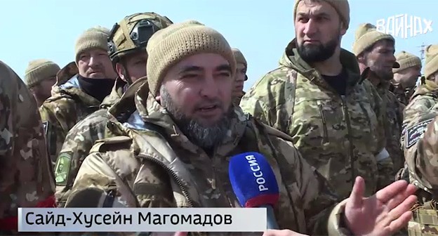 Said-Khusein Magomadov, a blogger. March 27, 2025. Screenshot of a video https://t.me/gtrkvainah/18594 Said-Khusein Magomadov, a blogger. March 27, 2025. Screenshot of a video https://t.me/gtrkvainah/18594