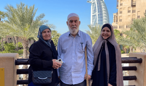 The parents and sister of Abubakar Rizvanov. Screenshot of a photo posted on Zumrud Rizvanova's Telegram channel on February 21, 2023 https://t.me/rizvanova/738 The parents and sister of Abubakar Rizvanov. Screenshot of a photo posted on Zumrud Rizvanova's Telegram channel on February 21, 2023 https://t.me/rizvanova/738