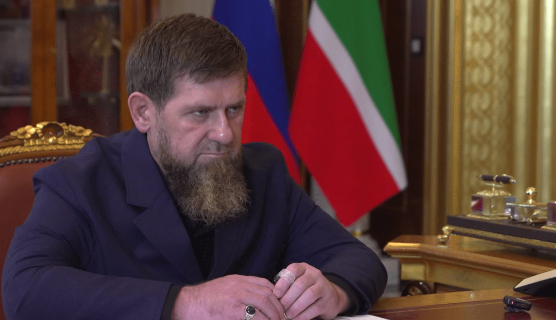 Ramzan Kadyrov. Screenshot of a video posted on his Telegram channel on April 5, 2025 https://t.me/RKadyrov_95/5618